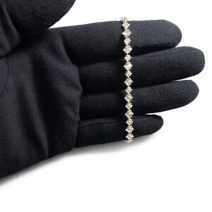 Swarovski Clear Crystal Gold-Tone Tennis Bracelet